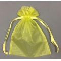 Organza Bags Lime (12) 5" x 6.5"